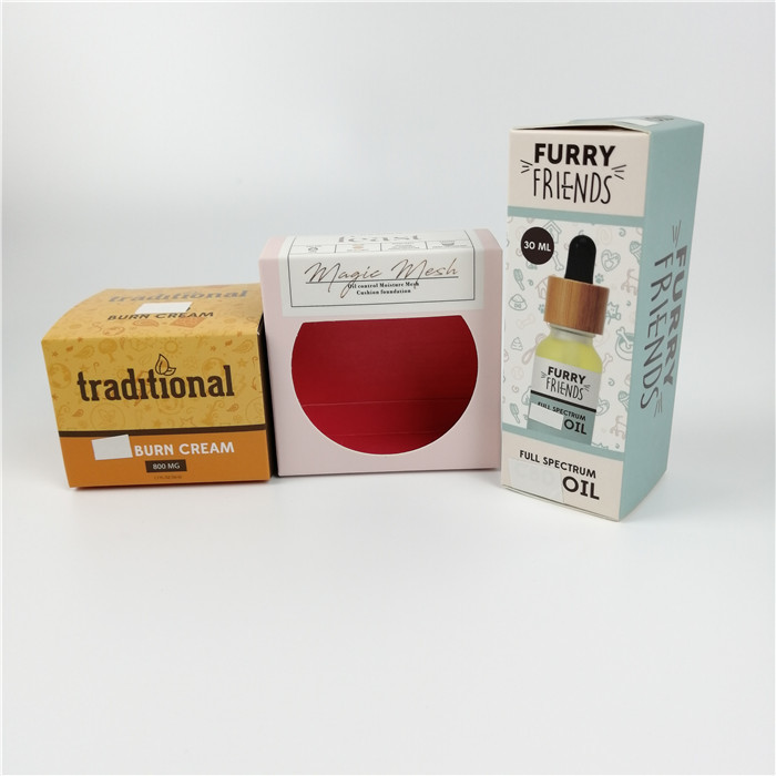 Các tông dập nóng Cookies Hộp giấy in tùy chỉnh có logo riêng