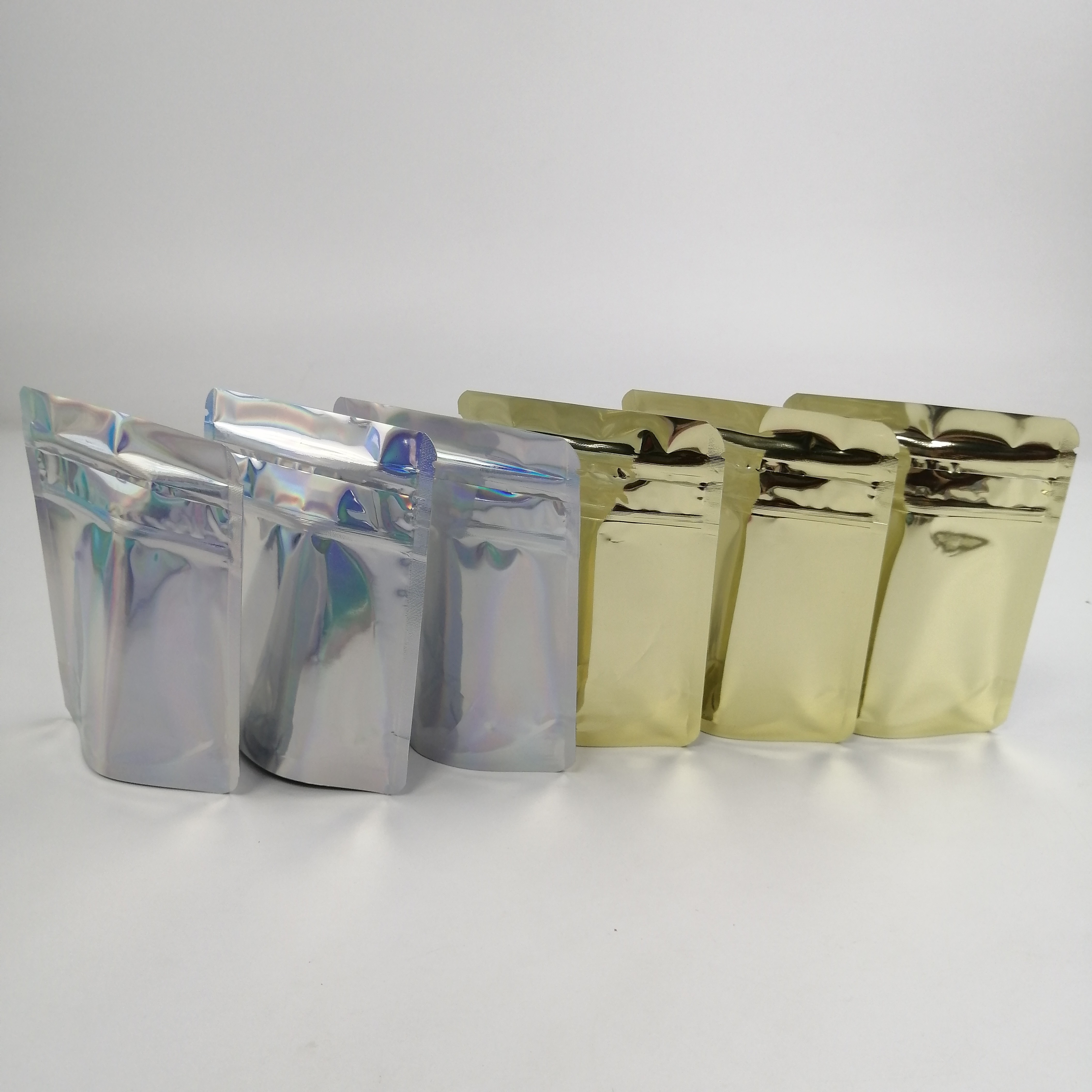 3.5 Gram Holographic Kỹ thuật số in hình đứng Túi chống trẻ em cho bánh quy