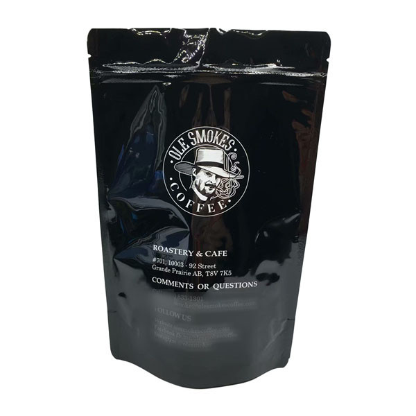 Ziplock Tear Notch Coffee Beans Bao bì nhựa Bao bì 100g 200g 250g 500g