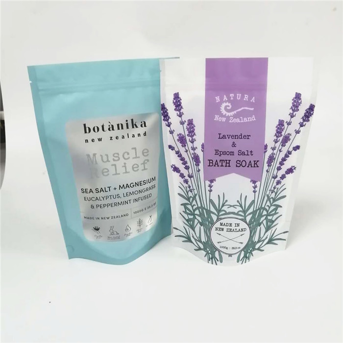 Biển muối biển Túi nhựa Bao bì Tự đứng Logo tùy chỉnh có thể thay đổi được