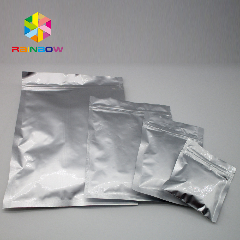 5 Gallon Plain Mylar Barrier Túi giấy bảo quản thực phẩm 3 Mặt kín 10 '' X 14 ''