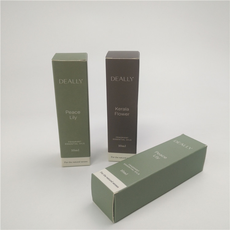 Hộp giấy bao bì mỹ phẩm nước hoa 350gsm để đóng gói chai nhỏ giọt