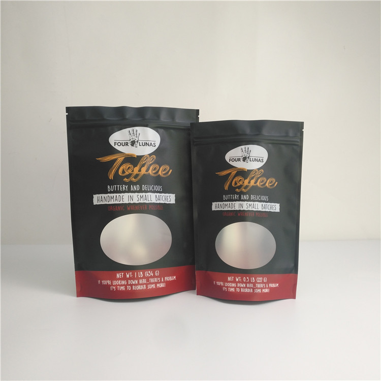 Bao bì thực phẩm kẹo Mylar ăn được nhiều lớp tùy chỉnh có cửa sổ