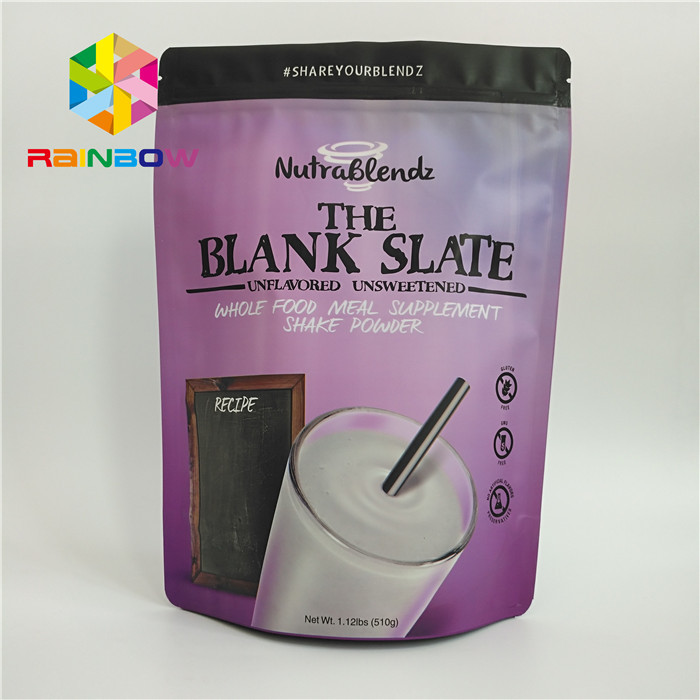 Bao bì thực phẩm Khóa zip nhựa mờ Túi đứng lên cho kẹo hạt