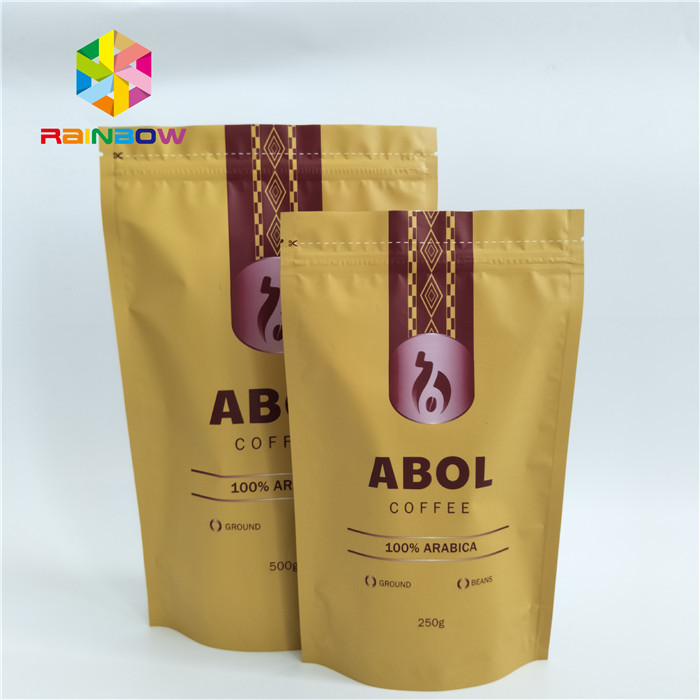 Thực phẩm tùy chỉnh Lớp niêm phong nhiệt nhôm Bao bì Bao bì Ziplock Đứng