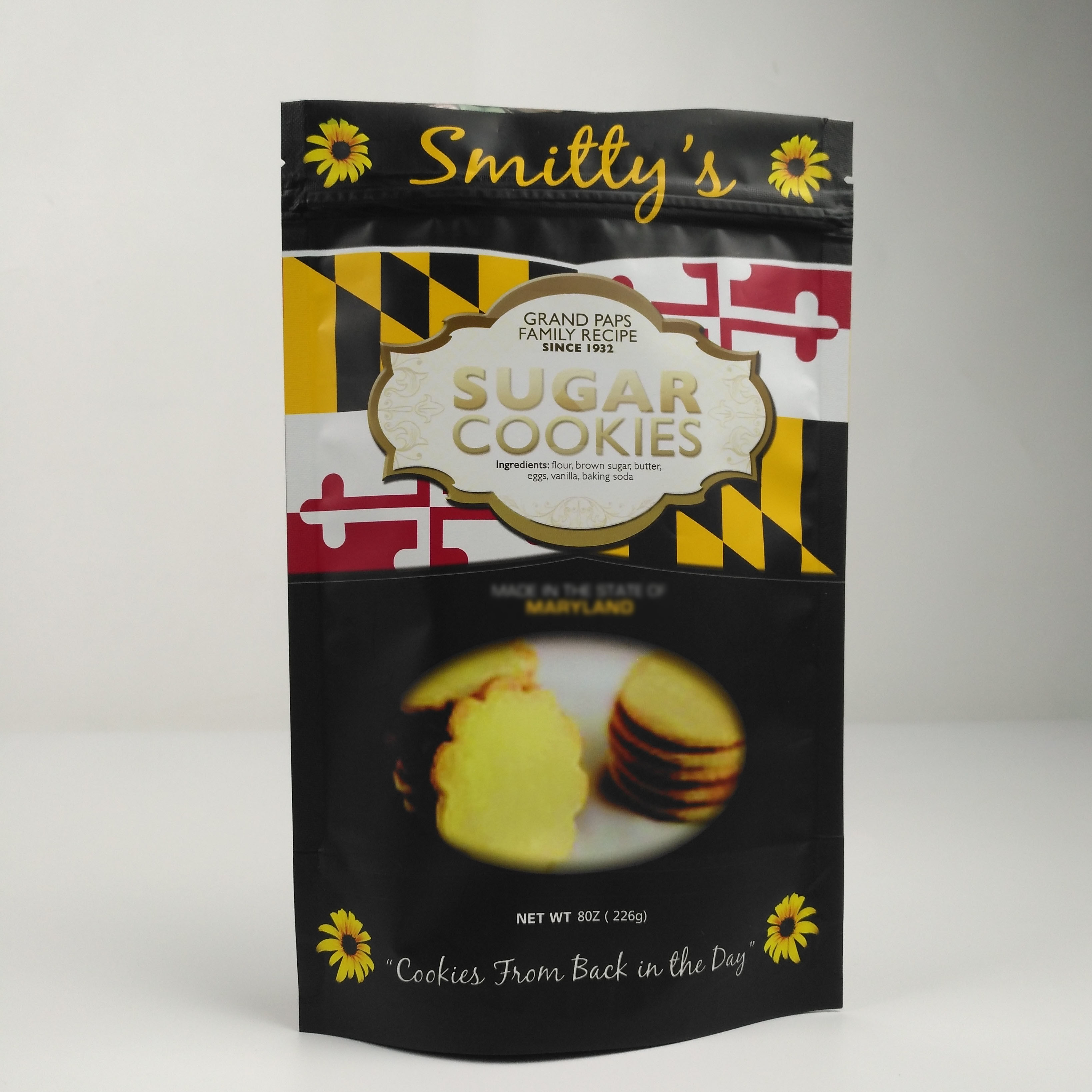 Túi kéo bằng nhựa Mylar đứng bằng nhôm