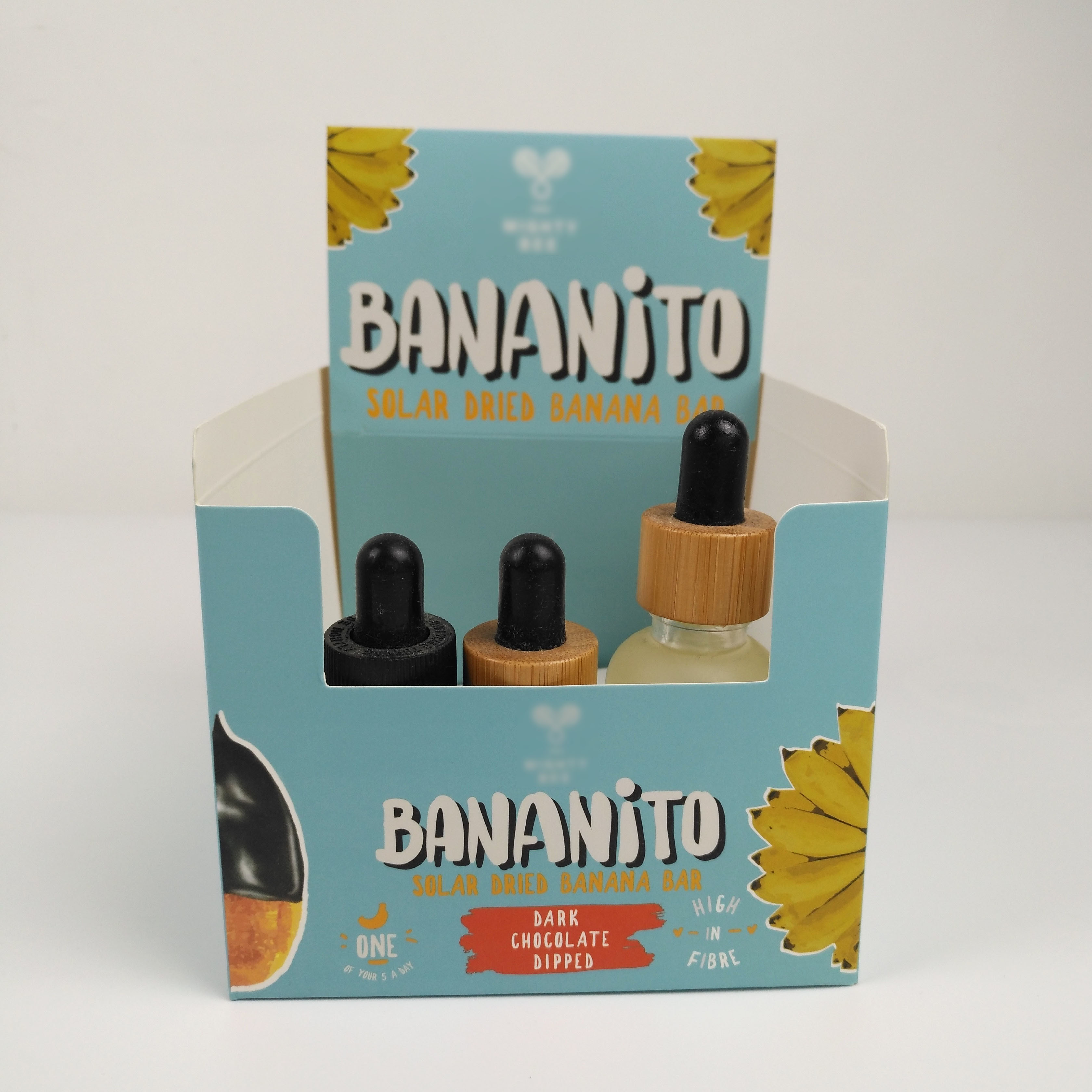 Hộp các tông gấp tùy chỉnh Hộp trưng bày xé đi, các tông sóng PDQ Quầy bán lẻ Đồ ăn nhẹ Hộp bao bì giấy