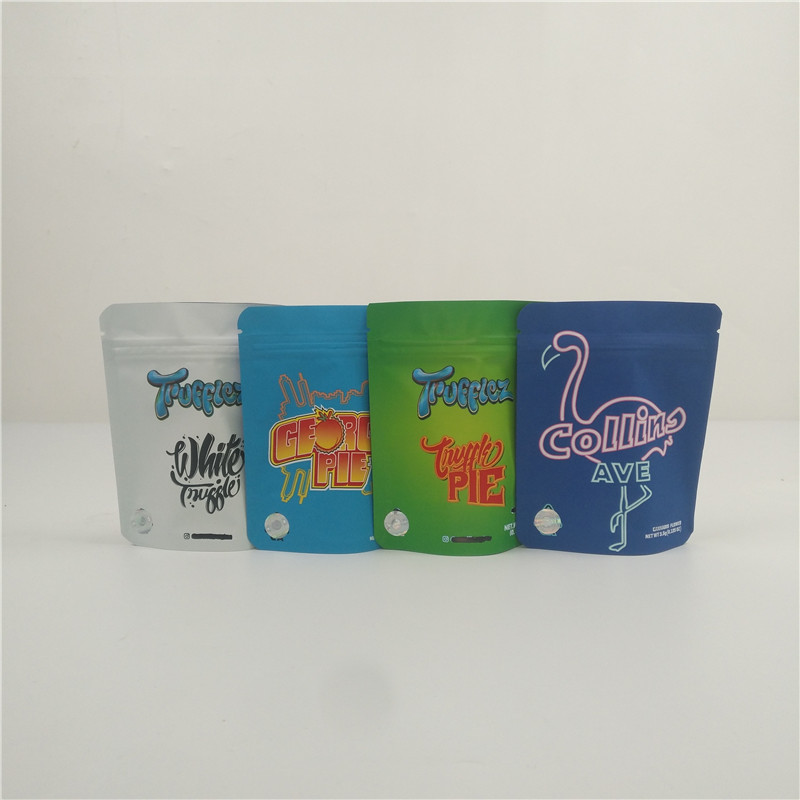 3,5 g Edibles Túi Mylar Bao bì Kẹo chống mùi Túi đựng kẹo dẻo mềm Túi ăn được