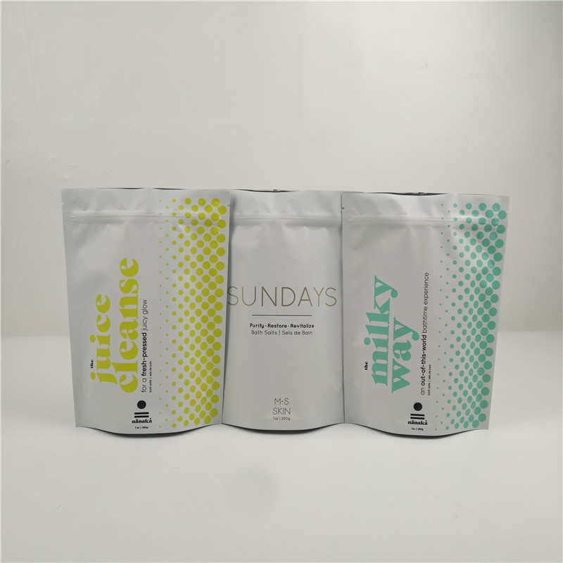 Cán màng mờ 400g Túi nhôm lá nhựa Muối tắm VMPET