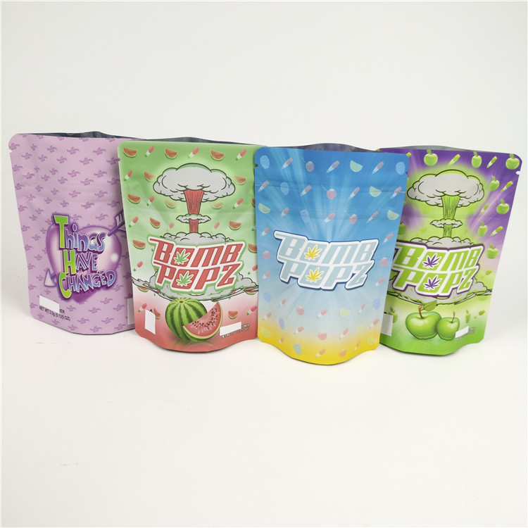 100g VMPET Túi Ziplock Chống Mùi Cho Trẻ Em Con Dấu Mờ Mờ