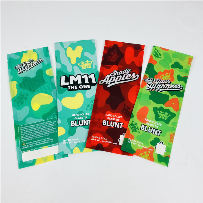 Vmpet PA 1.5C Mylar Foil Túi thuốc lá AL 0.7C Woods Blunt Wraps Túi