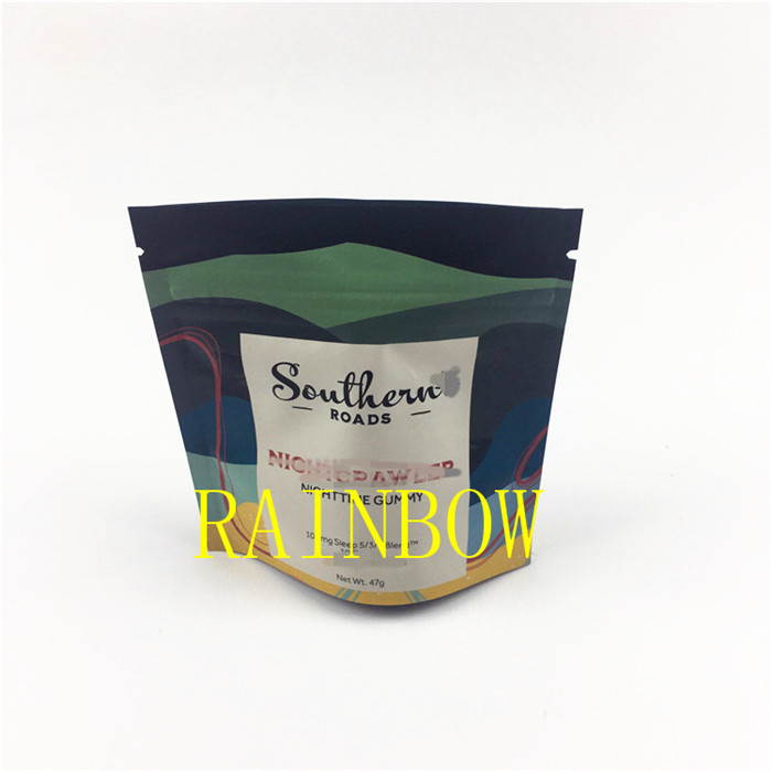 In tùy chỉnh 3,5g 7g 28g Bánh quy hoa khô edibles bao bì chống mùi túi đựng hạt giống mylar