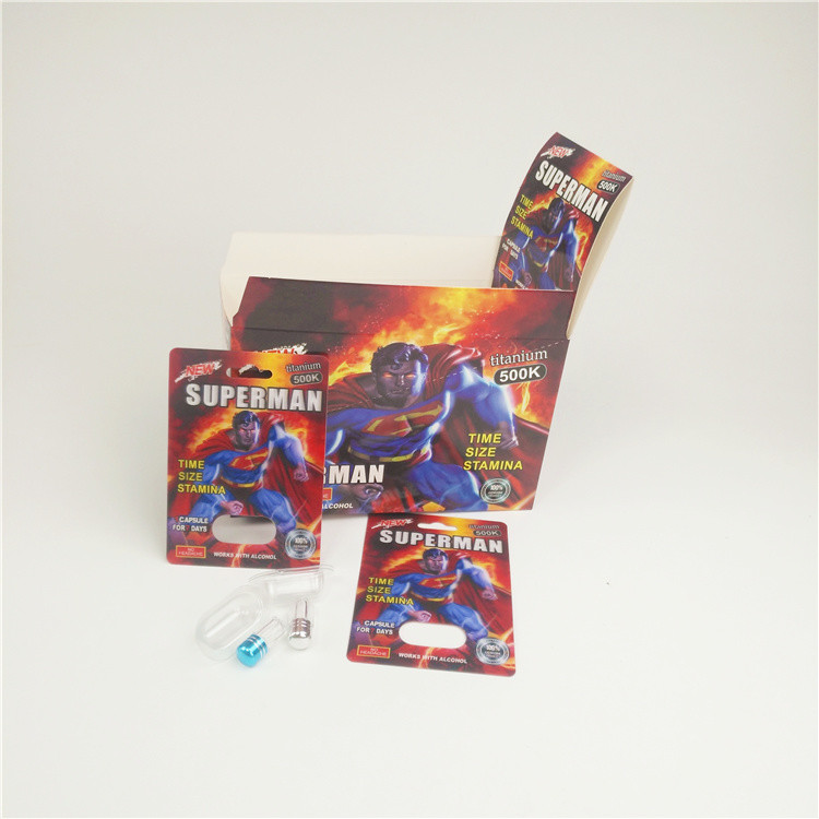 Rhino 8 3D Pills Thẻ 200mic 500K vỉ 3D Tăng cường nam giới