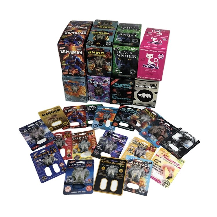 Hologram SGS Thuốc viên tình dục Thẻ vỉ 500k Thẻ giấy 3D vỉ có hộp trưng bày