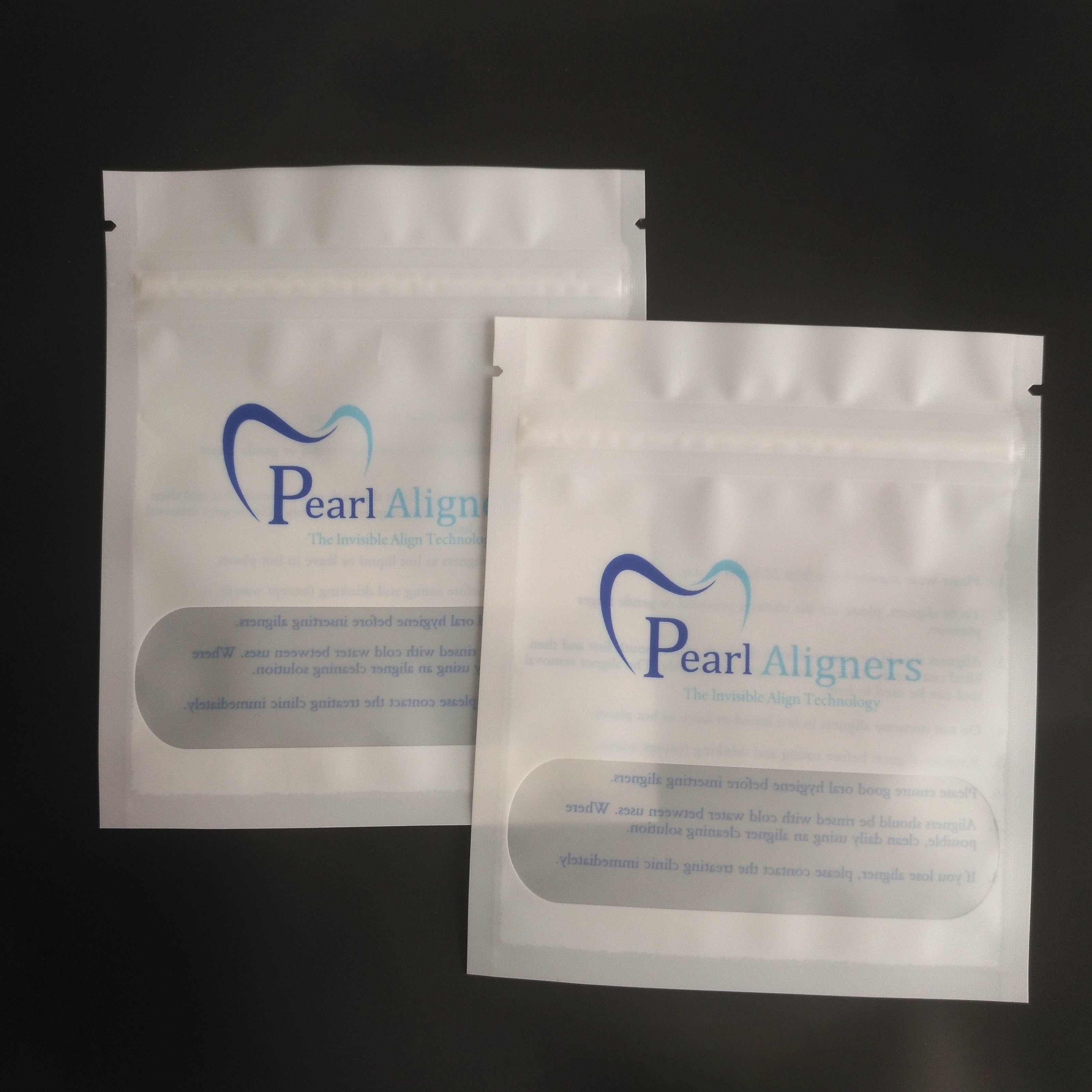 MOPP PE Clear Aligners Bao bì Bao bì Ba mặt Con dấu Vmpet