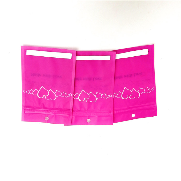 Tùy chỉnh logo túi nhựa foi trang sức nhiều thiết kế cắt phim Căn chỉnh túi đóng gói cho quần áo túi ziplock rõ ràng