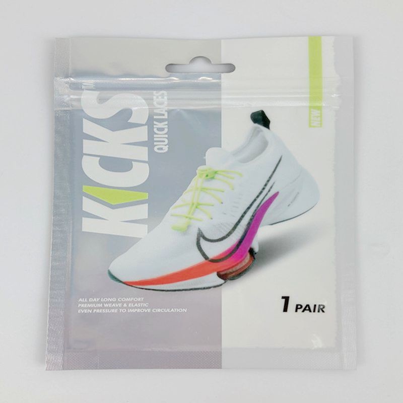 Túi dây kéo nhỏ bằng nhựa có thể tái sử dụng Túi đựng giày Túi đóng gói ba mặt Túi niêm phong cho dây giày