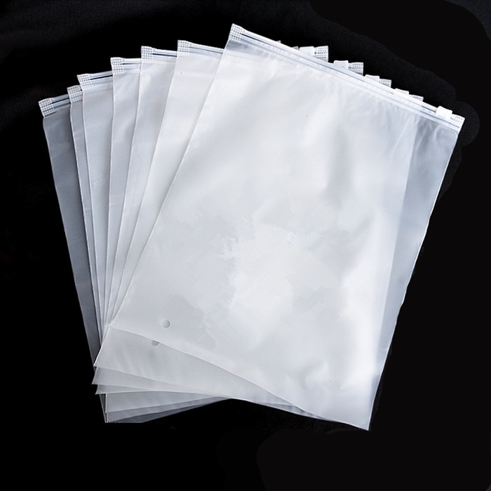 30x40cm CMYK Quần áo Ziplock Túi đóng gói ny 1.5c Túi dây kéo trong suốt bằng nhựa