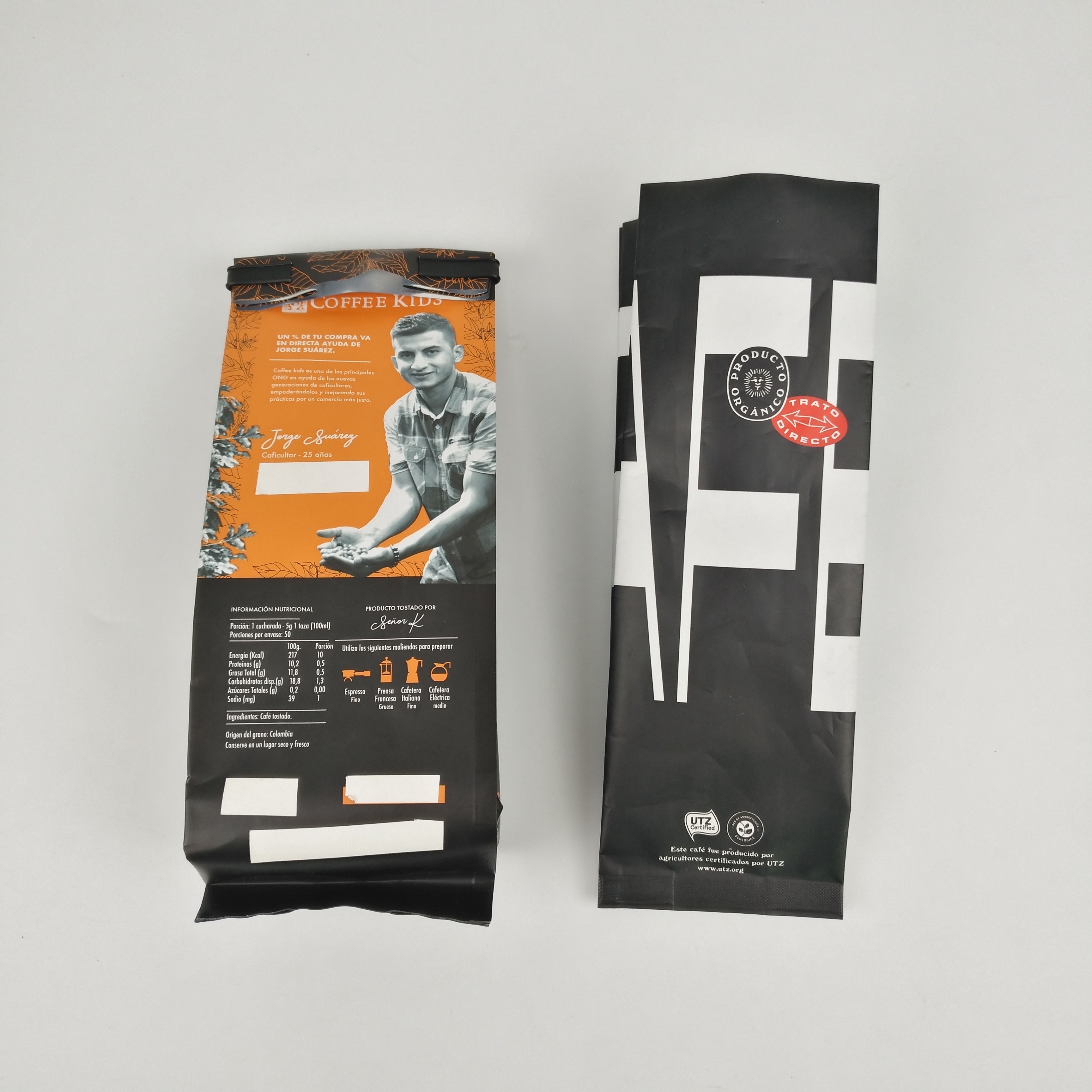 Túi đóng gói đáy phẳng 200mic CMYK SGS 12C Túi dây kéo bên hông PE