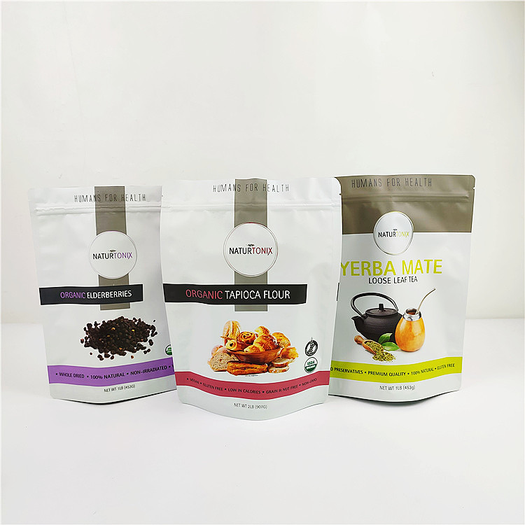 Ống đồng 120mic nhiều lớp Túi ba chiều đứng lên Túi bao bì nhựa VMPET MOPP