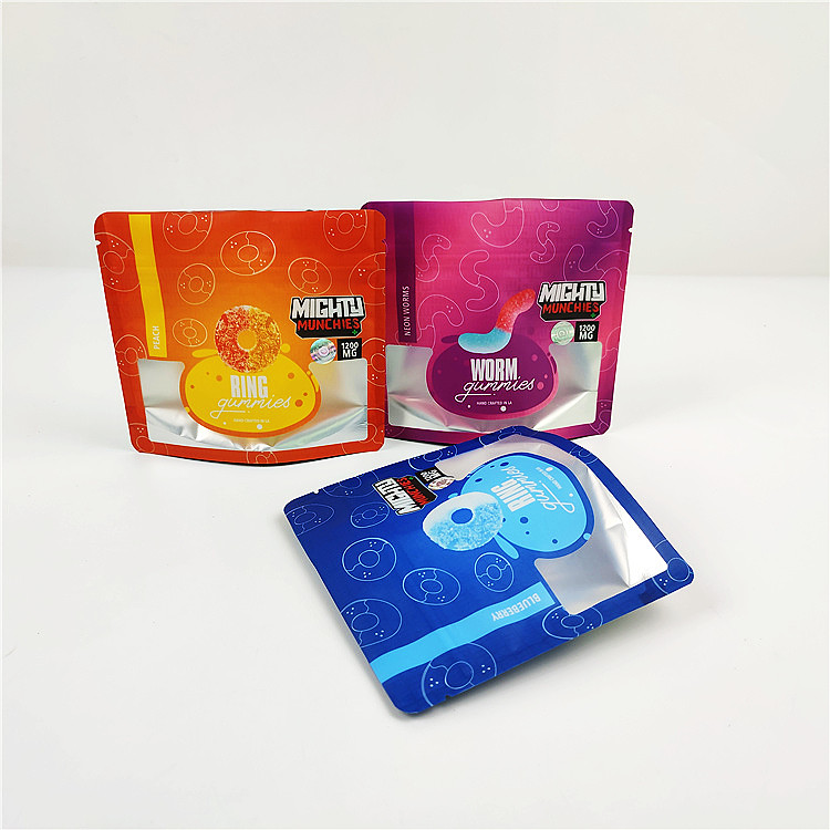 SGS 80mic CMYK Hương thảo mộc Bao bì 200g Túi Mylar Giấy nhôm MOPP