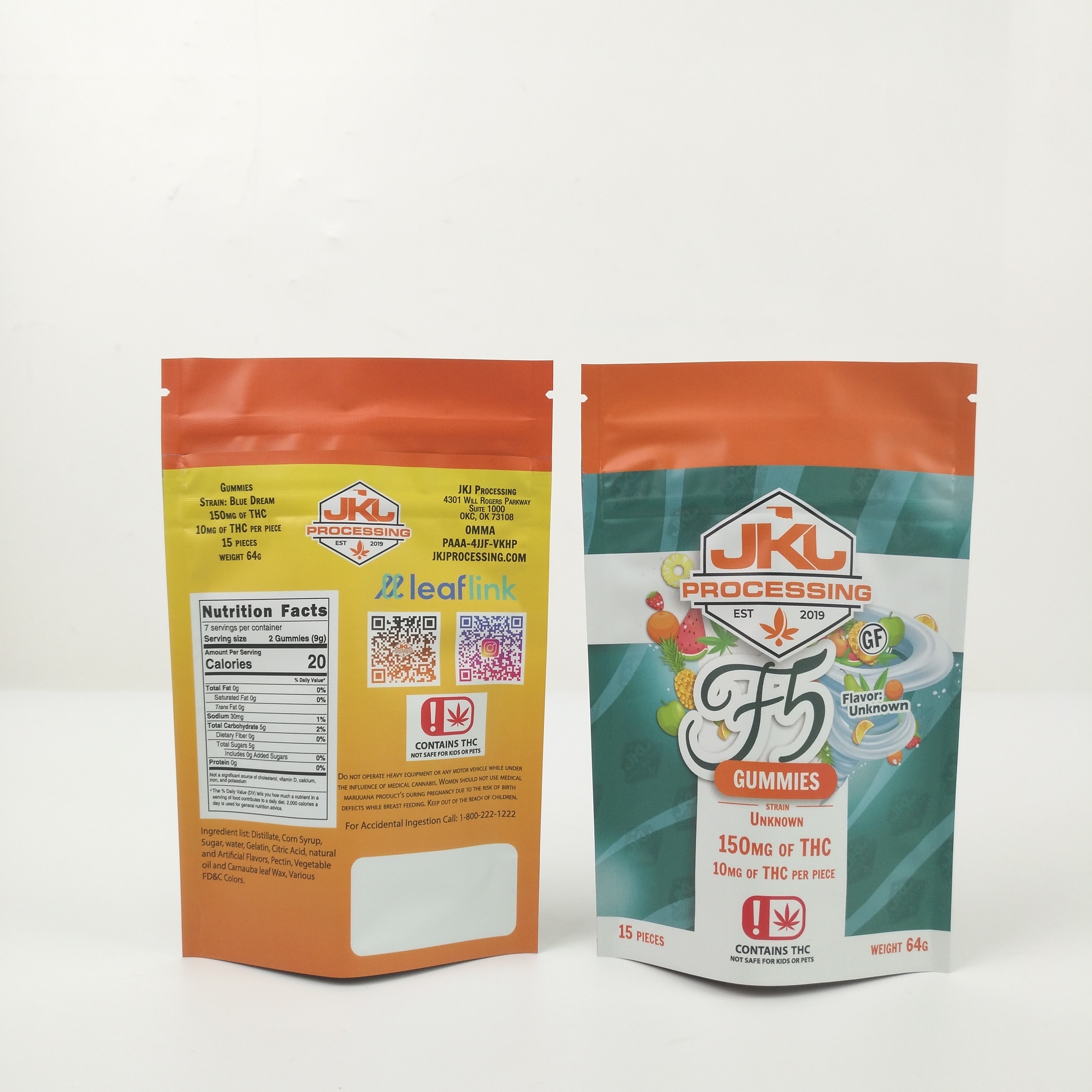 Matte Doypack 0,7c Al Đứng lên Túi có dây kéo Có thể phân hủy cho đồ ăn nhẹ Bolsa