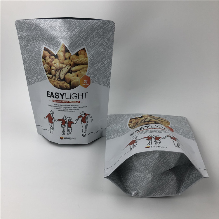 200mic CMYK MOPP Moringa Đứng lên Túi Ziplock 1000g SGS cho bột protein