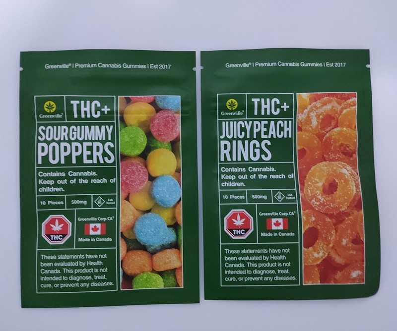 1g 4g 7g 10g nhôm Foil Buddies Túi bao bì CBD kẹo cao su túi delta 8 túi chống mùi Có dây kéo