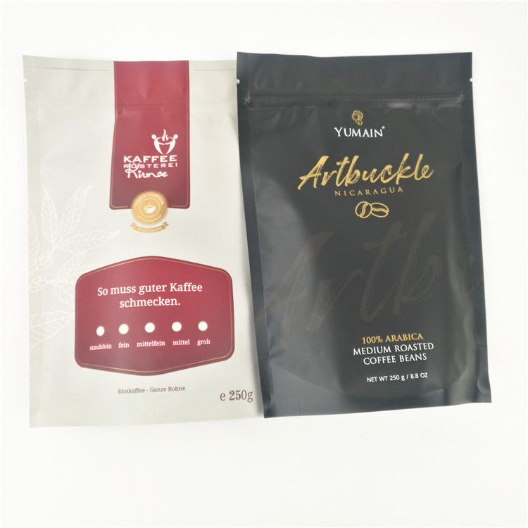 CMYK MOPP Túi dây kéo có thể uốn lại được Giấy Kraft chống ẩm Giấy Kraft OPP AL