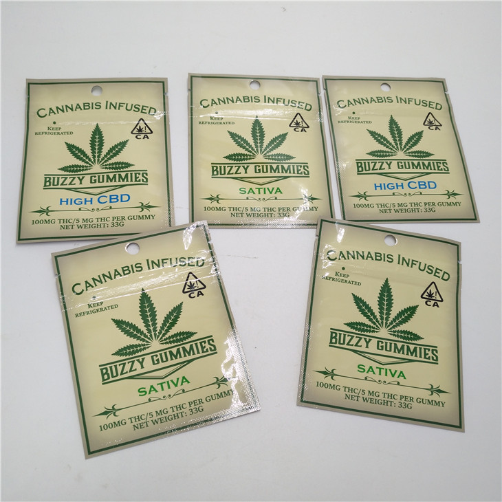 Trẻ em bằng chứng mùi hương thảo mộc Bao bì PET CBD Weed Túi cỏ thảo dược VMPET