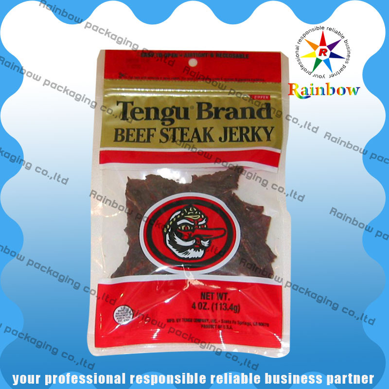 Bao bì thực phẩm cấp giấy bạc Bao bì kín nhiệt rõ ràng