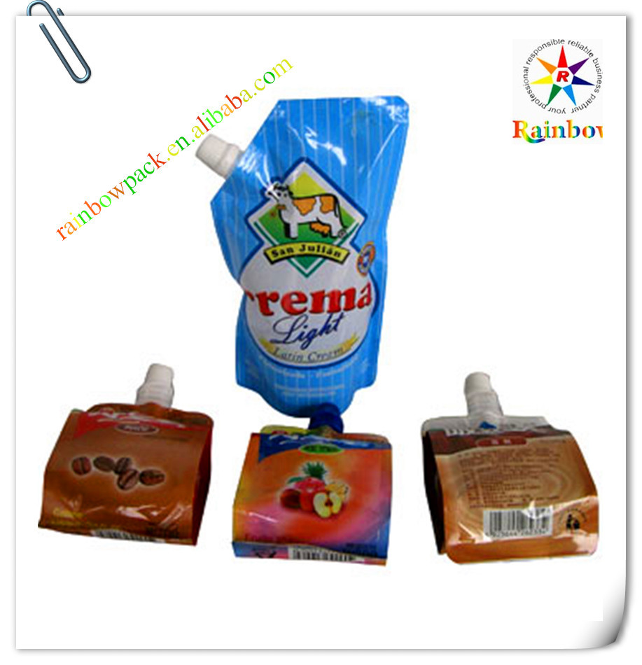 Lá nhôm đứng lên Túi thực phẩm PET / NY / PE có in màu