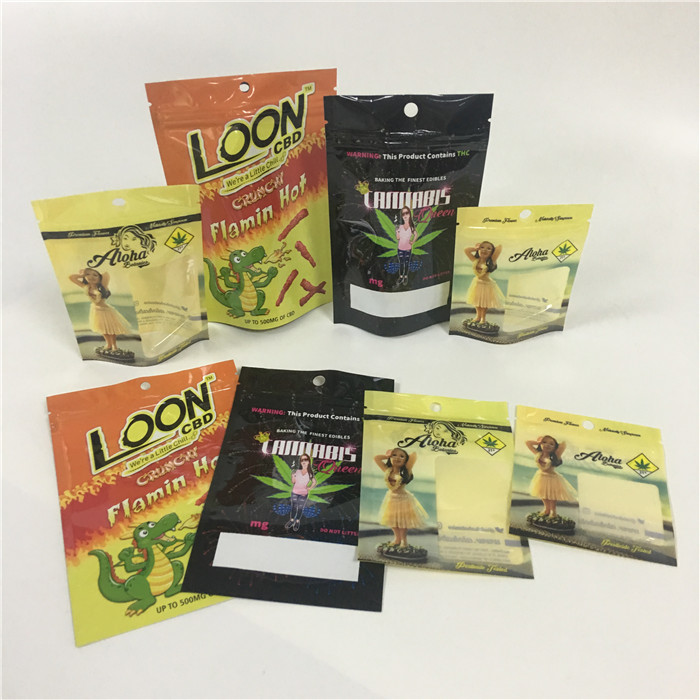 Chống mùi Túi ziplock có thể uốn lại được Hình dạng bất thường Túi nhựa ba chiều