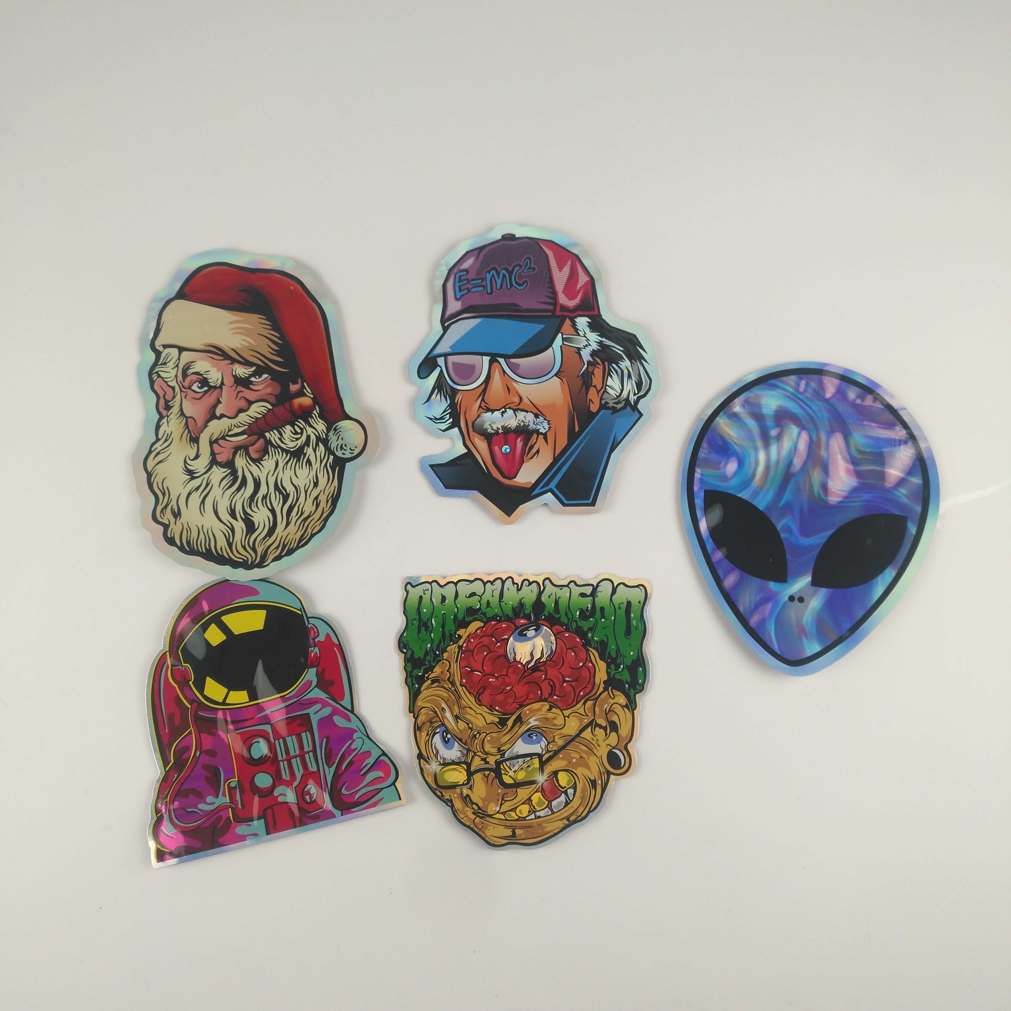 Gummies Jelly Cannabis Túi nhựa Bao bì Chết Cắt Túi Zipper Tùy chỉnh 3.5g