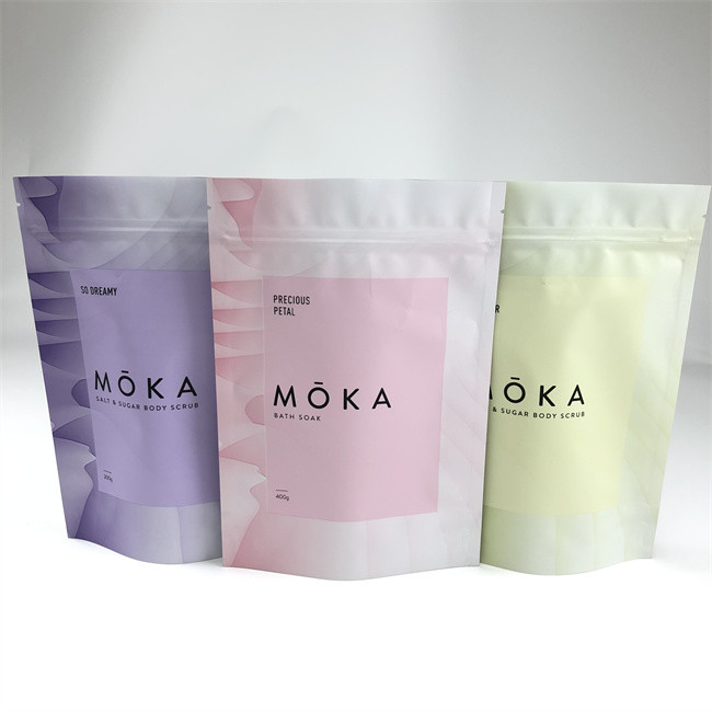 In ống đồng Túi đựng muối tắm bằng nhựa Có thể hàn lại Matte