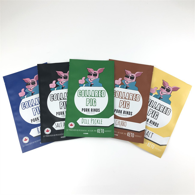 Ba mặt con dấu bằng nhựa Mylar Zip Lock Túi có thể hàn lại bằng chứng mùi