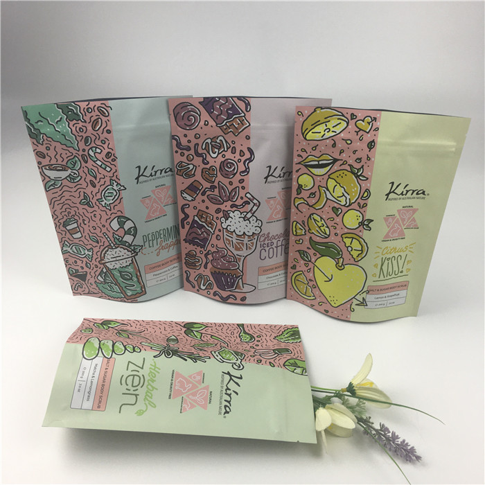 Giấy nhôm Doypack Chống mùi Trà Túi đóng gói thực phẩm có dây kéo