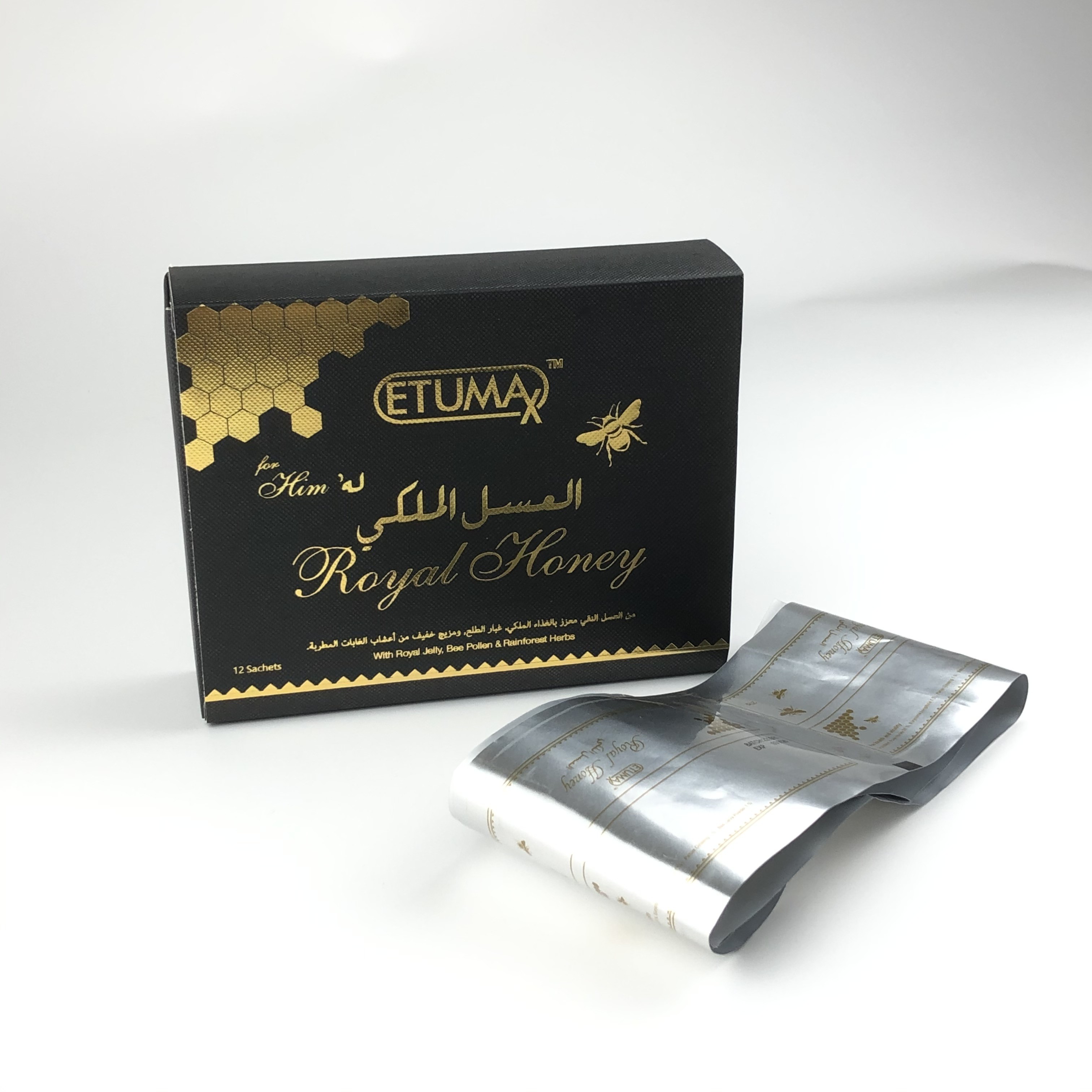 Mật ong VIP tùy chỉnh 10g Sachet Mật ong ngựa đen Túi đóng gói 12g 15ml 20gram Chất bổ sung sức khỏe Bao bì