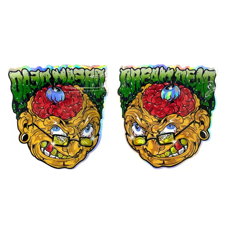 Không thường xuyên có thể mở rộng khóa Zip Mylar Túi Mylar Túi nhựa Kẹo