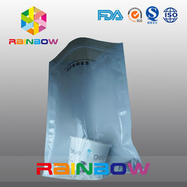 Logo tùy chỉnh rõ ràng Mặt trước Túi chống tĩnh che chắn Poly có khóa kéo cho thiết bị điện tử