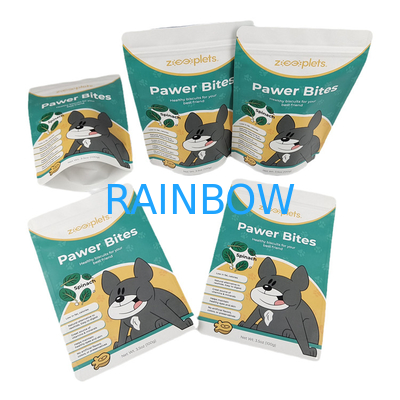 Sản phẩm bán buôn bán grosser Custom Stand Up Mylar Bags Digital Print Kraft Paper Pouch cho thức ăn chó mèo