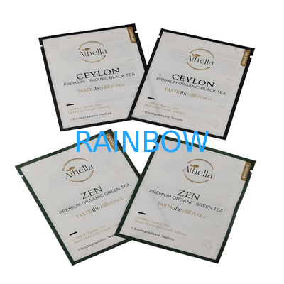 Thẻ nhỏ có thể phân hủy tùy chỉnh cho trà bột cà phê giấy kraft phân hủy sinh học túi giấy cho kẹo cao su