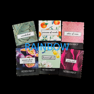 Bản in kỹ thuật số tùy chỉnh in ấn nóng túi đóng gói nhựa 5ml 10ml 30ml túi mẫu nhỏ túi tùy chỉnh