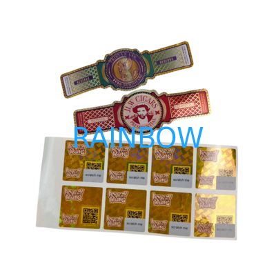 Chấp nhận logo tùy chỉnh OEM Fashionabl in nhãn dán Nhãn rượu dính không thấm nước Nhãn dán