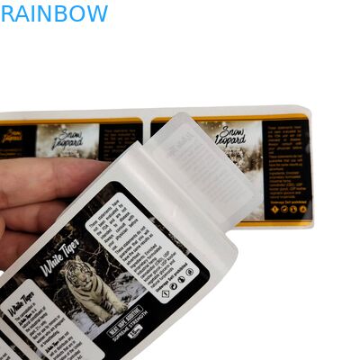 PVC dính vinyl PVC giấy dán chống nước UV Hologram in tự dính cuộn nhãn đóng gói nhãn