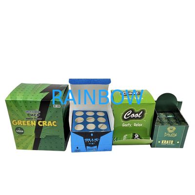 Hộp Kraft Giấy Kraft Tái Chế Dùng Cho Đồ Ăn Vặt, Bánh Quy, Thanh Năng Lượng, Mỹ Phẩm, Bìa Cứng Trưng Bày Quầy, Bao Bì Xốp