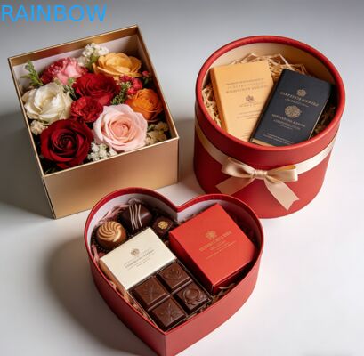 Hộp quà gấp được bằng giấy bìa thân thiện với môi trường, tùy chỉnh, dày 350g, cho trang sức, quần áo, giày dép, đồng hồ